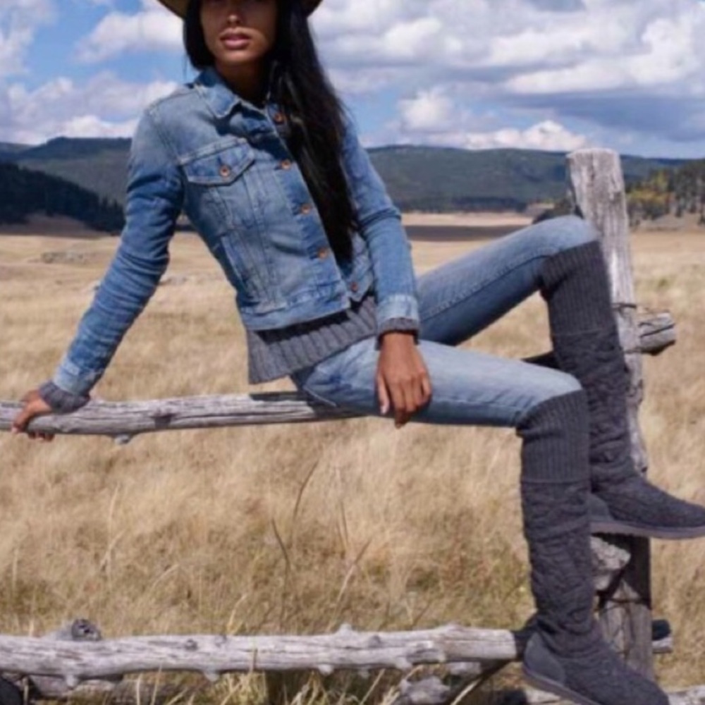 UGG australia knee-high knit boots